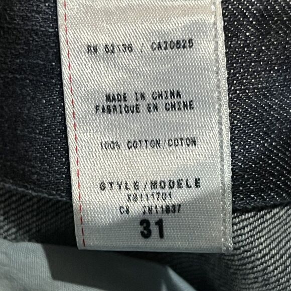 Guess Jeans (Rn62136) Original Stretch Boot Cut Women's 31x27 Raw Hem - Picture 5 of 5